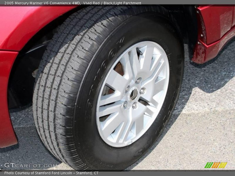 Vivid Red / Black/Light Parchment 2005 Mercury Mariner V6 Convenience 4WD
