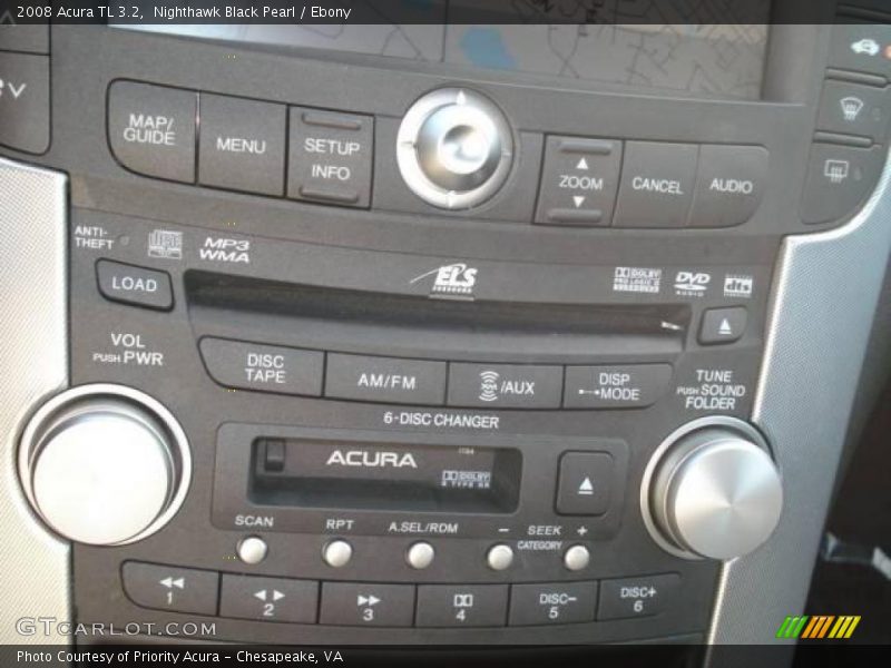 Nighthawk Black Pearl / Ebony 2008 Acura TL 3.2