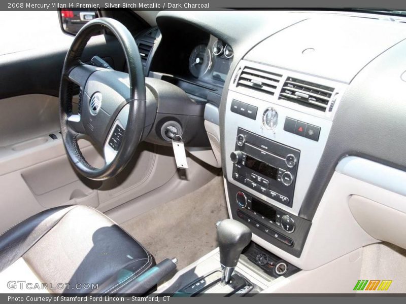 Silver Birch Metallic / Dark Charcoal 2008 Mercury Milan I4 Premier