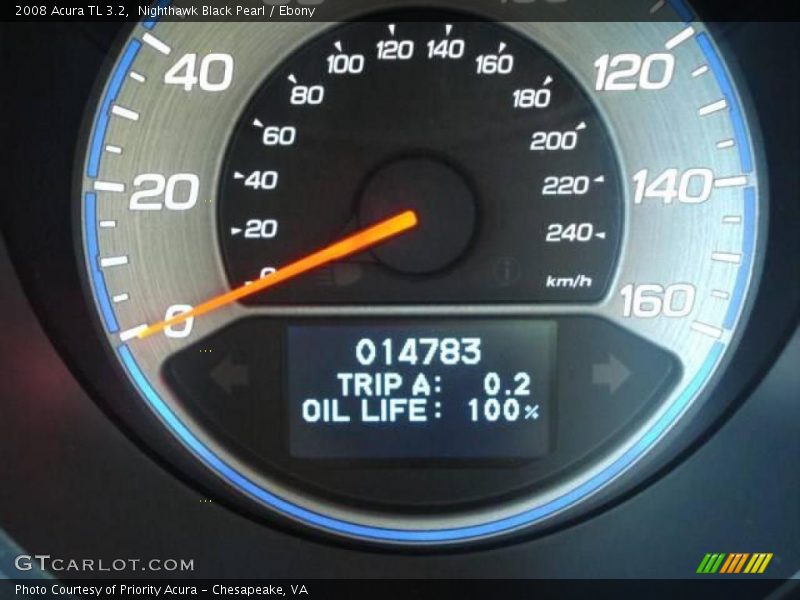 Nighthawk Black Pearl / Ebony 2008 Acura TL 3.2