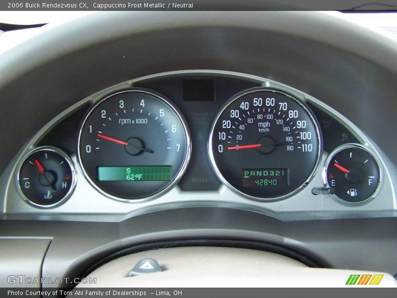 Cappuccino Frost Metallic / Neutral 2006 Buick Rendezvous CX