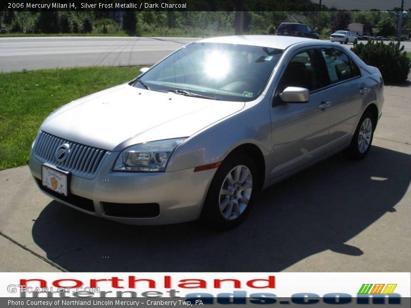 Silver Frost Metallic / Dark Charcoal 2006 Mercury Milan I4