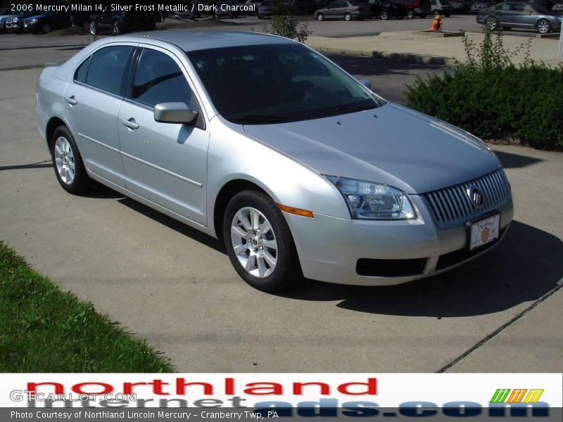 Silver Frost Metallic / Dark Charcoal 2006 Mercury Milan I4
