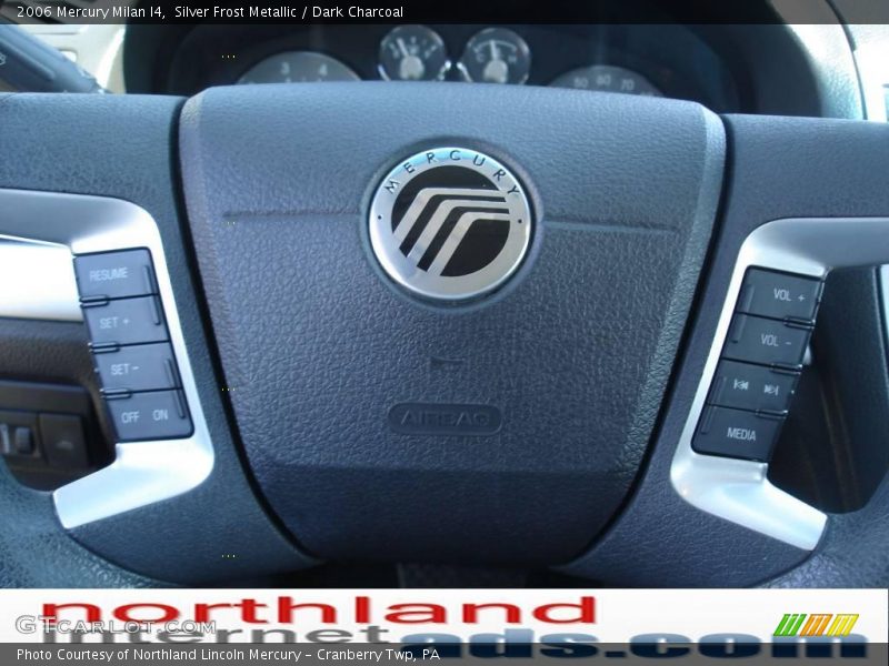 Silver Frost Metallic / Dark Charcoal 2006 Mercury Milan I4