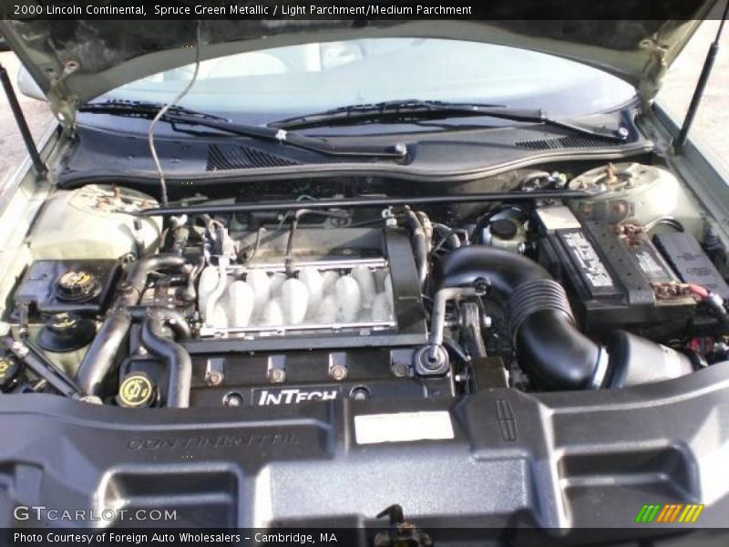 Spruce Green Metallic / Light Parchment/Medium Parchment 2000 Lincoln Continental