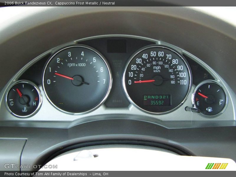Cappuccino Frost Metallic / Neutral 2006 Buick Rendezvous CX