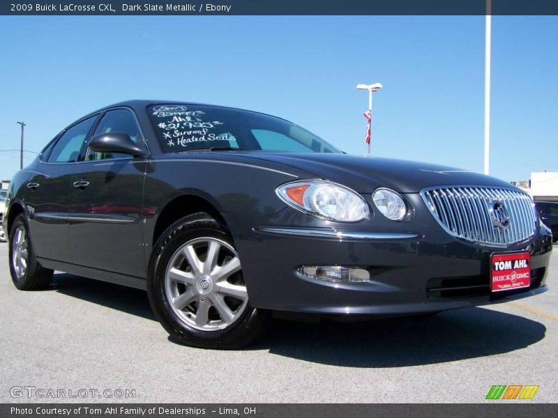 Dark Slate Metallic / Ebony 2009 Buick LaCrosse CXL