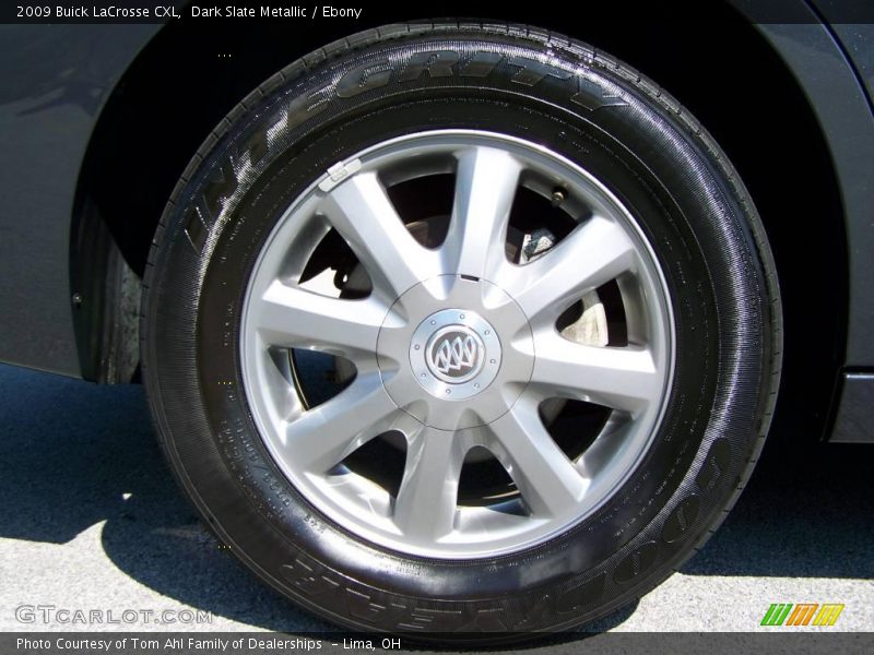 Dark Slate Metallic / Ebony 2009 Buick LaCrosse CXL