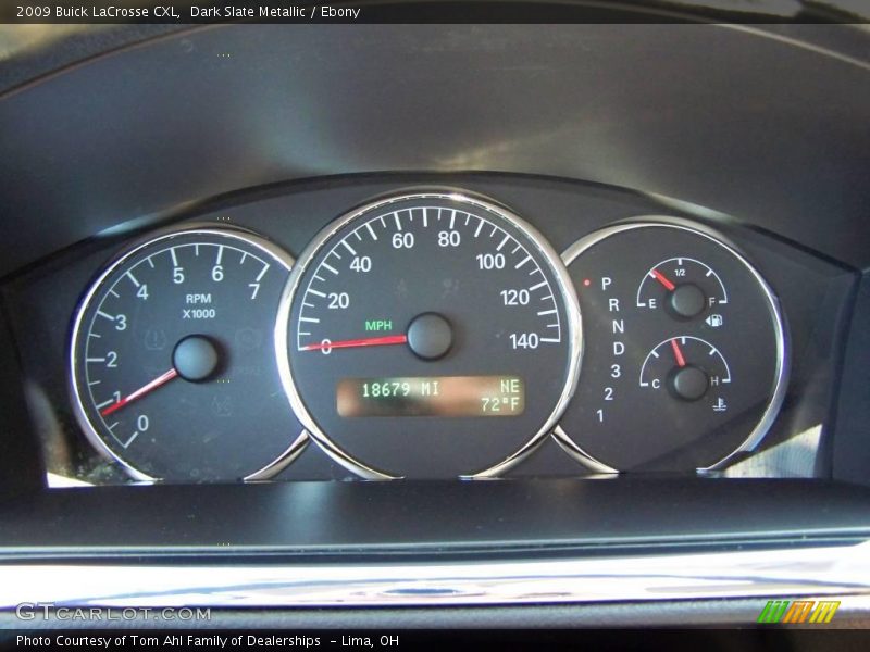 Dark Slate Metallic / Ebony 2009 Buick LaCrosse CXL