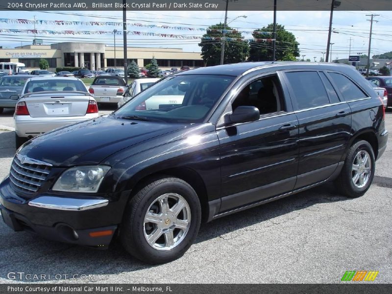 Brilliant Black Crystal Pearl / Dark Slate Gray 2004 Chrysler Pacifica AWD