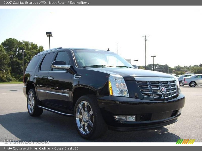 Black Raven / Ebony/Ebony 2007 Cadillac Escalade AWD