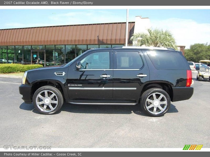 Black Raven / Ebony/Ebony 2007 Cadillac Escalade AWD