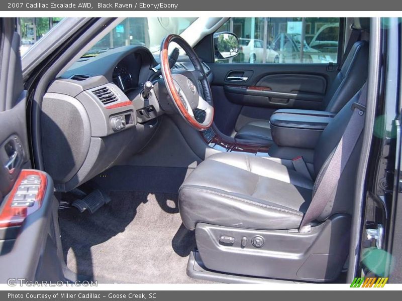 Black Raven / Ebony/Ebony 2007 Cadillac Escalade AWD