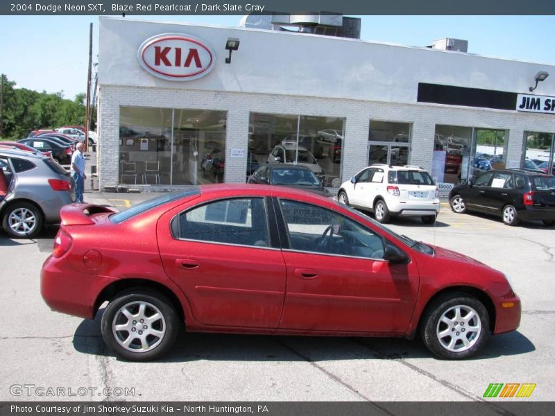 Blaze Red Pearlcoat / Dark Slate Gray 2004 Dodge Neon SXT
