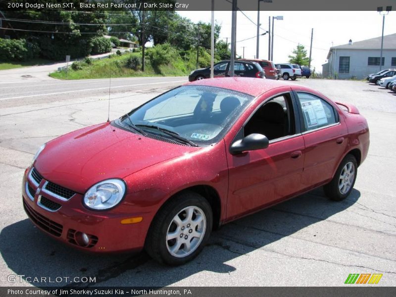 Blaze Red Pearlcoat / Dark Slate Gray 2004 Dodge Neon SXT