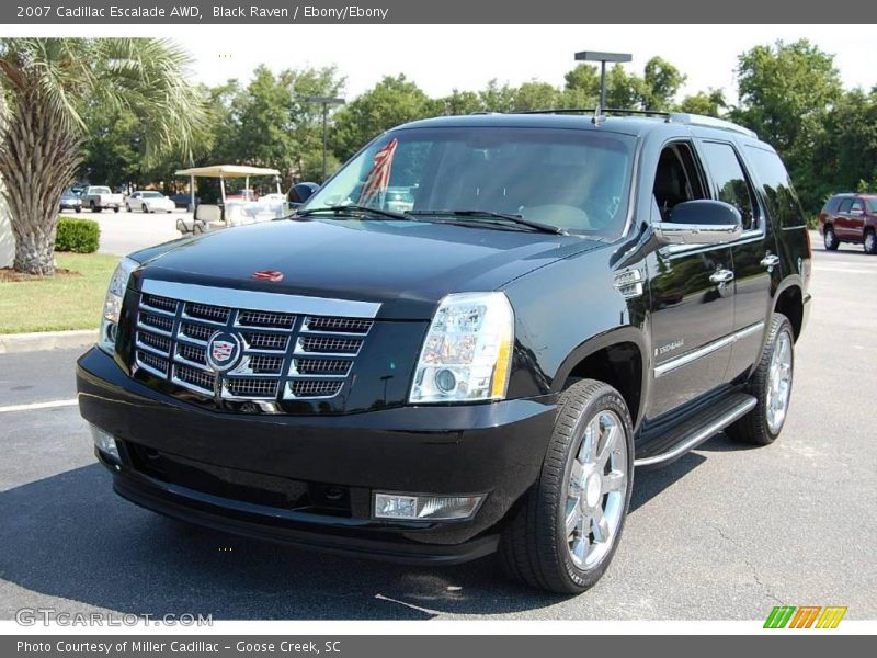 Black Raven / Ebony/Ebony 2007 Cadillac Escalade AWD