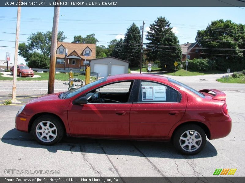 Blaze Red Pearlcoat / Dark Slate Gray 2004 Dodge Neon SXT