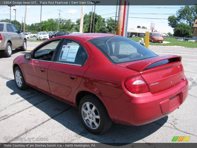 Blaze Red Pearlcoat / Dark Slate Gray 2004 Dodge Neon SXT
