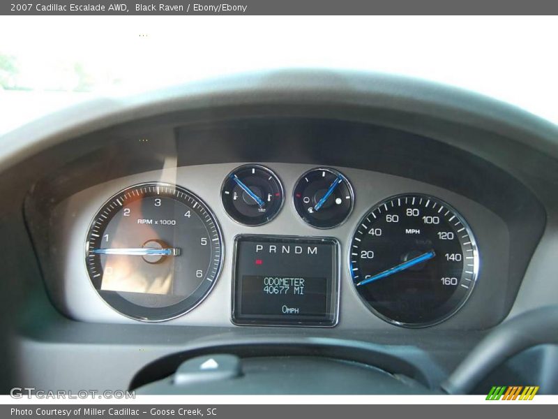 Black Raven / Ebony/Ebony 2007 Cadillac Escalade AWD
