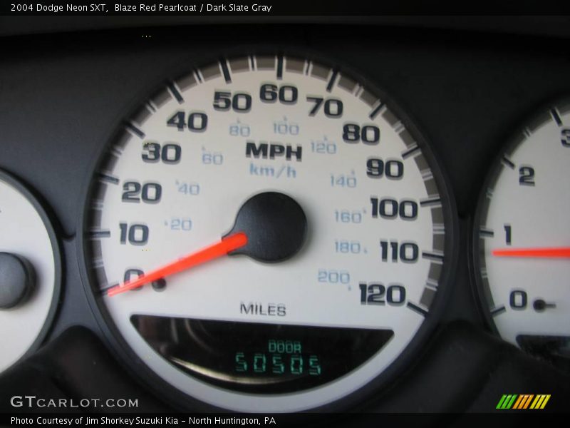Blaze Red Pearlcoat / Dark Slate Gray 2004 Dodge Neon SXT