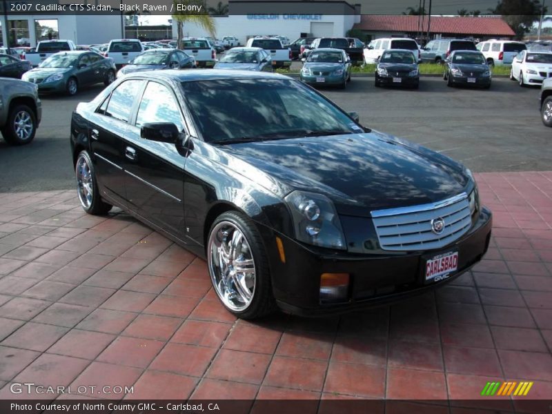 Black Raven / Ebony 2007 Cadillac CTS Sedan