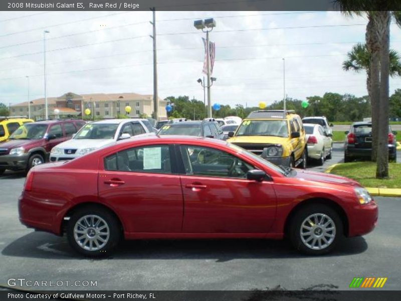 Rave Red / Beige 2008 Mitsubishi Galant ES