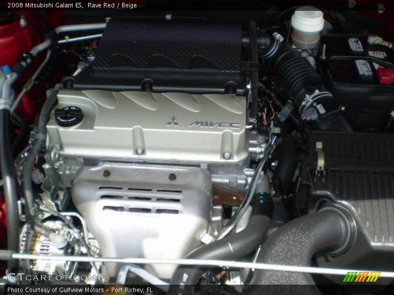 Rave Red / Beige 2008 Mitsubishi Galant ES