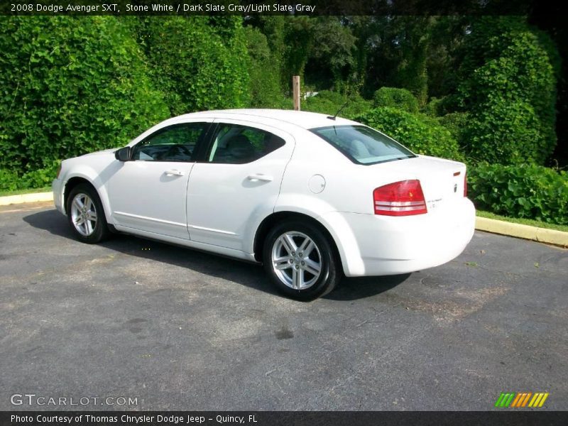 Stone White / Dark Slate Gray/Light Slate Gray 2008 Dodge Avenger SXT