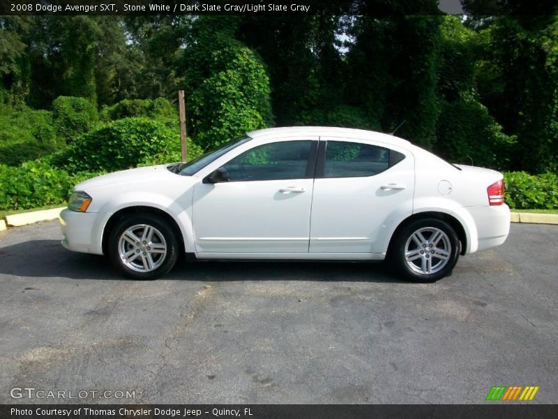 Stone White / Dark Slate Gray/Light Slate Gray 2008 Dodge Avenger SXT