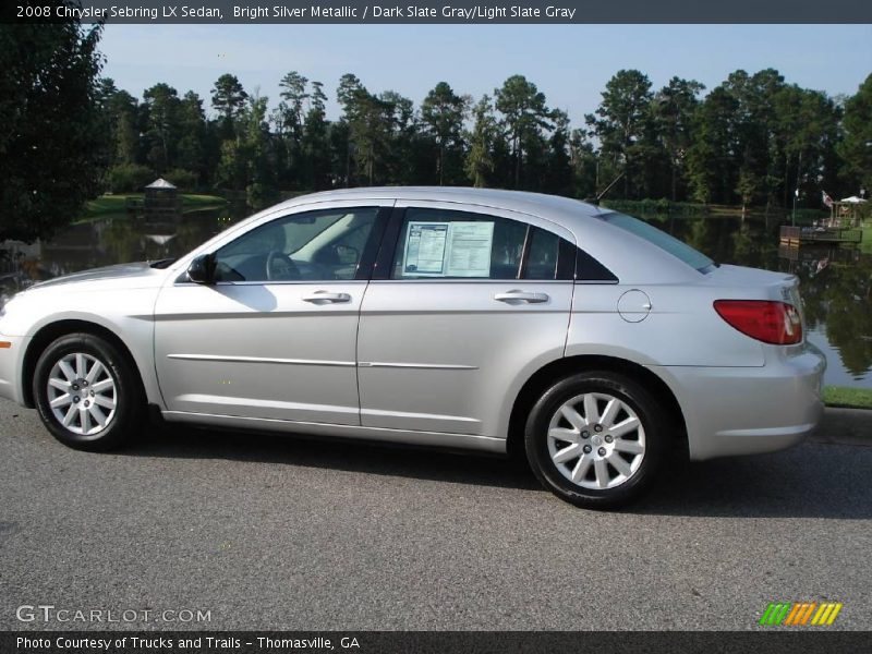 Bright Silver Metallic / Dark Slate Gray/Light Slate Gray 2008 Chrysler Sebring LX Sedan