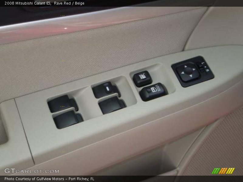 Rave Red / Beige 2008 Mitsubishi Galant ES