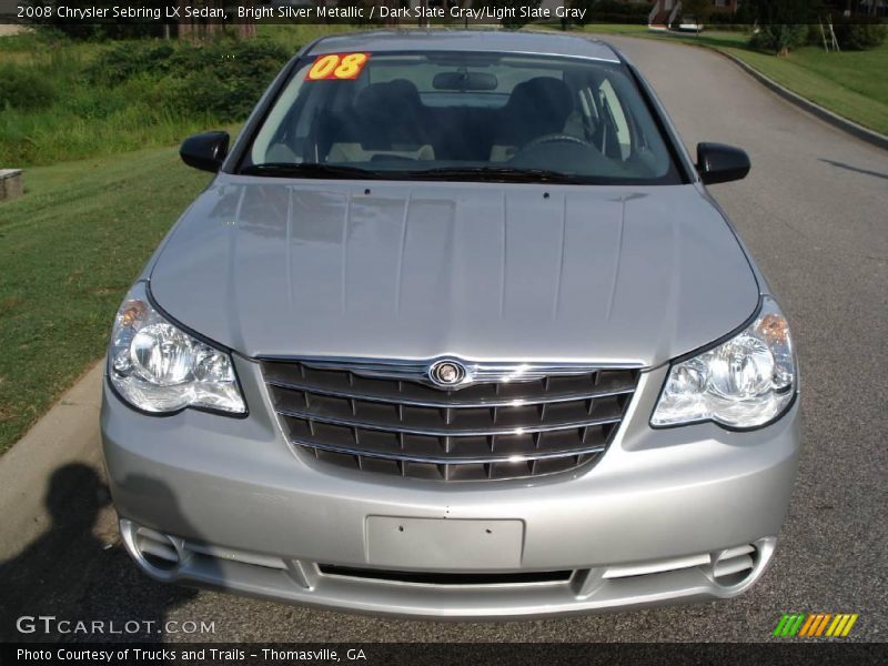 Bright Silver Metallic / Dark Slate Gray/Light Slate Gray 2008 Chrysler Sebring LX Sedan