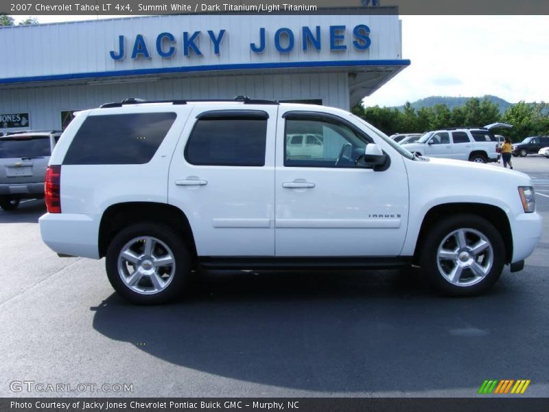 Summit White / Dark Titanium/Light Titanium 2007 Chevrolet Tahoe LT 4x4