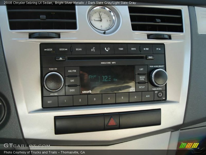Bright Silver Metallic / Dark Slate Gray/Light Slate Gray 2008 Chrysler Sebring LX Sedan