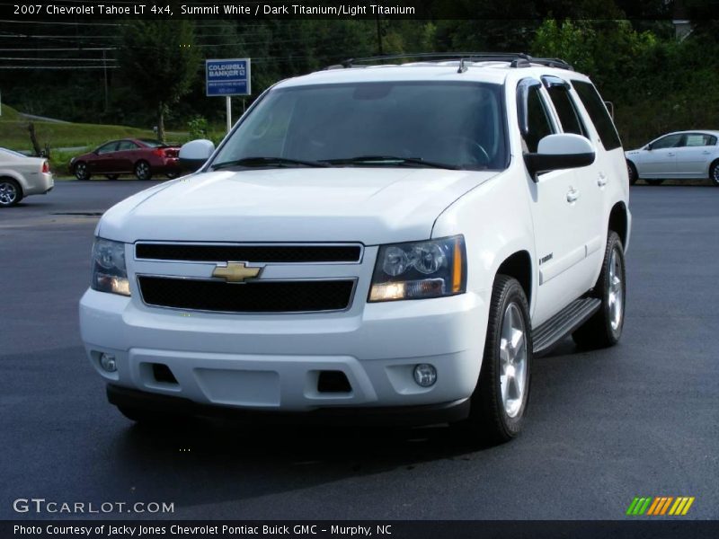 Summit White / Dark Titanium/Light Titanium 2007 Chevrolet Tahoe LT 4x4