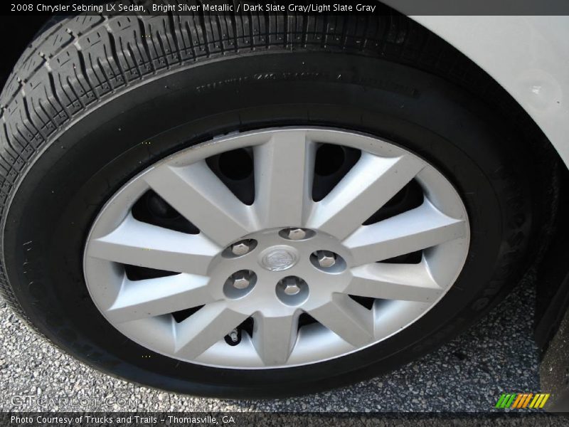 Bright Silver Metallic / Dark Slate Gray/Light Slate Gray 2008 Chrysler Sebring LX Sedan