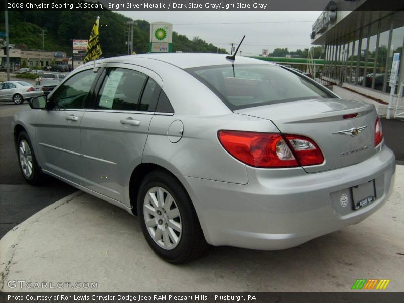 Bright Silver Metallic / Dark Slate Gray/Light Slate Gray 2008 Chrysler Sebring LX Sedan