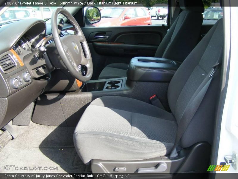 Summit White / Dark Titanium/Light Titanium 2007 Chevrolet Tahoe LT 4x4