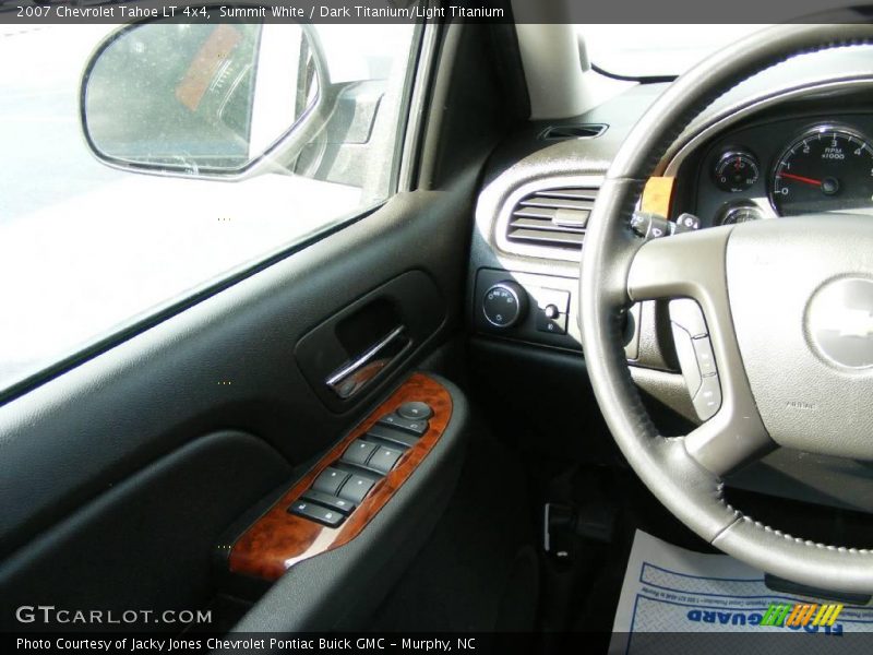 Summit White / Dark Titanium/Light Titanium 2007 Chevrolet Tahoe LT 4x4