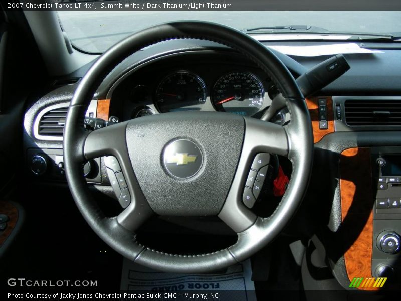Summit White / Dark Titanium/Light Titanium 2007 Chevrolet Tahoe LT 4x4