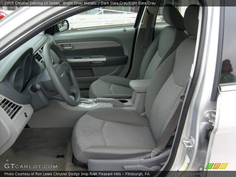 Bright Silver Metallic / Dark Slate Gray/Light Slate Gray 2008 Chrysler Sebring LX Sedan