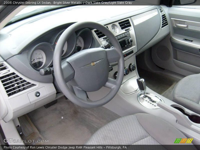 Bright Silver Metallic / Dark Slate Gray/Light Slate Gray 2008 Chrysler Sebring LX Sedan