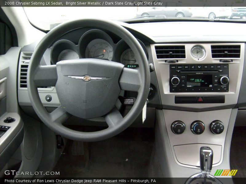 Bright Silver Metallic / Dark Slate Gray/Light Slate Gray 2008 Chrysler Sebring LX Sedan