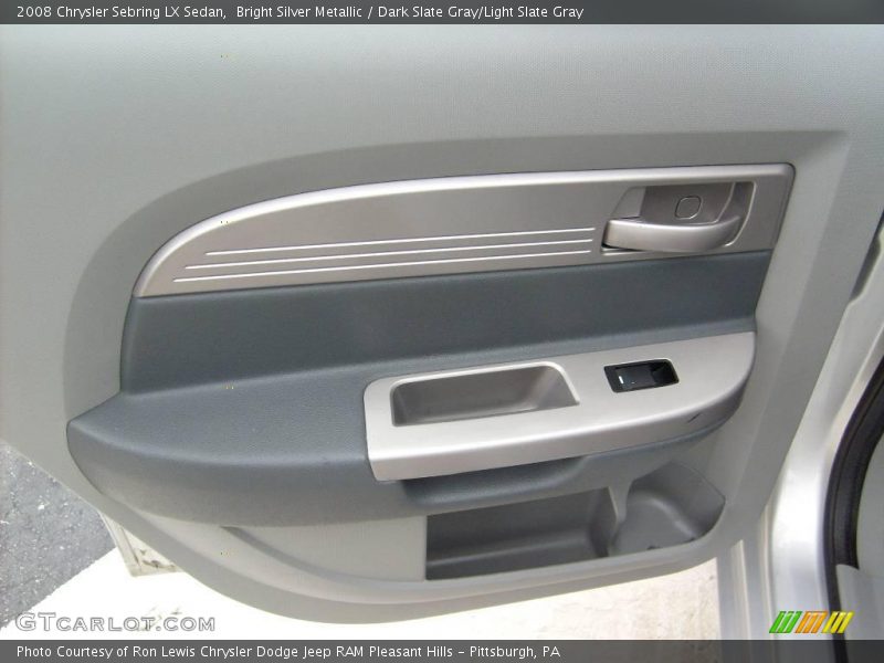 Bright Silver Metallic / Dark Slate Gray/Light Slate Gray 2008 Chrysler Sebring LX Sedan