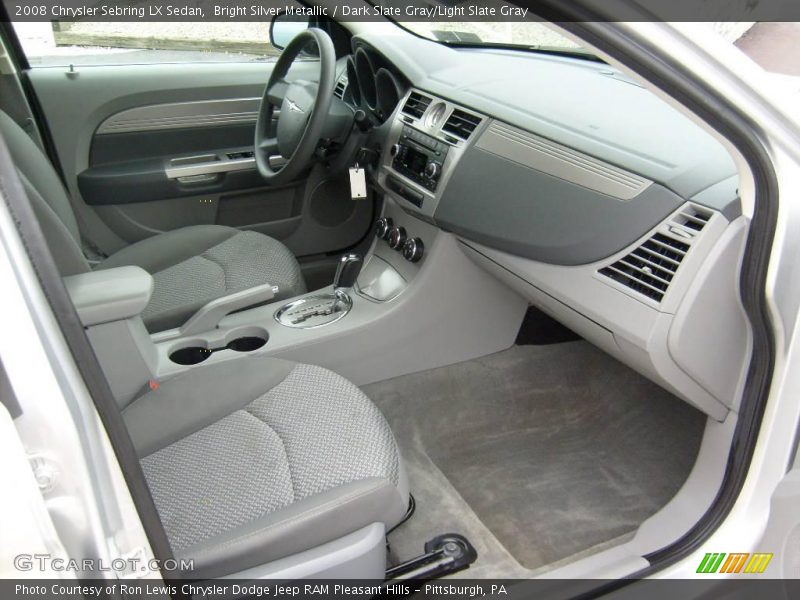 Bright Silver Metallic / Dark Slate Gray/Light Slate Gray 2008 Chrysler Sebring LX Sedan