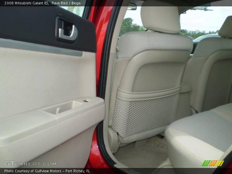 Rave Red / Beige 2008 Mitsubishi Galant ES