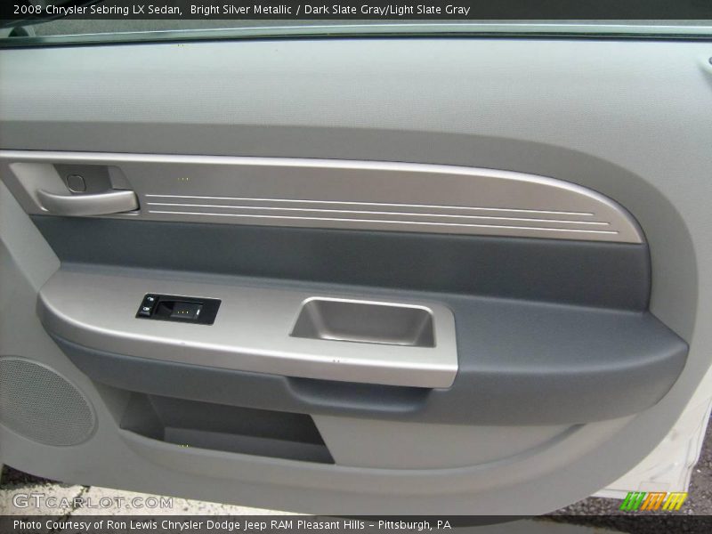 Bright Silver Metallic / Dark Slate Gray/Light Slate Gray 2008 Chrysler Sebring LX Sedan