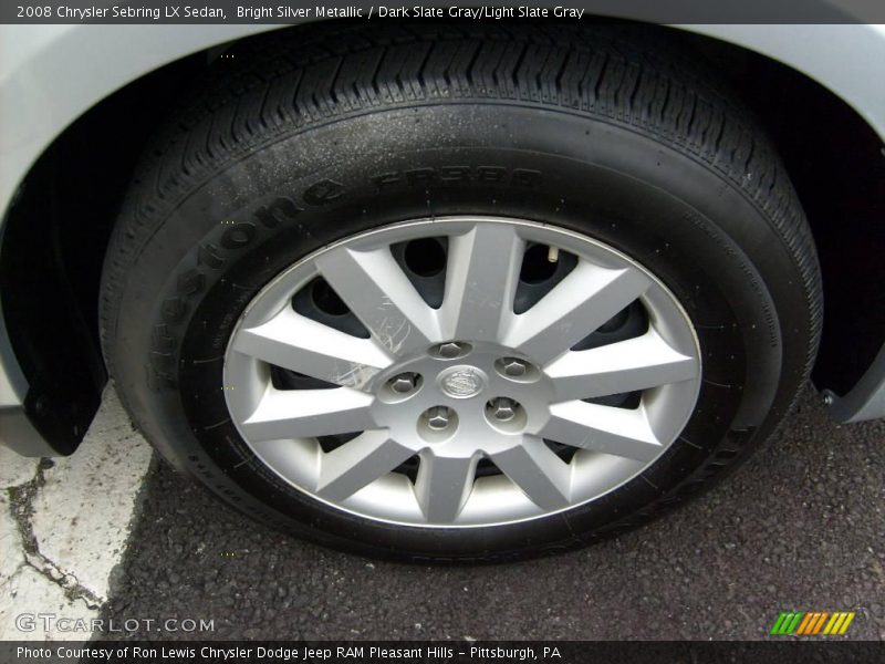 Bright Silver Metallic / Dark Slate Gray/Light Slate Gray 2008 Chrysler Sebring LX Sedan