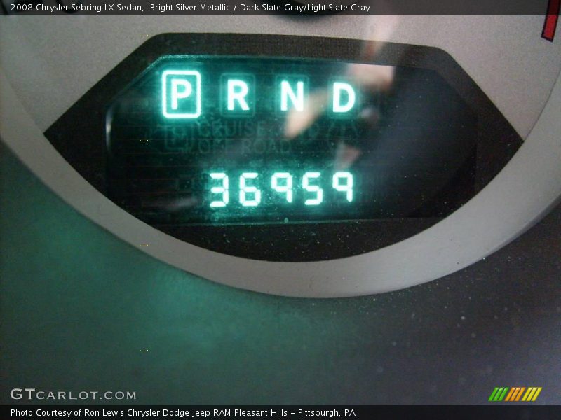 Bright Silver Metallic / Dark Slate Gray/Light Slate Gray 2008 Chrysler Sebring LX Sedan