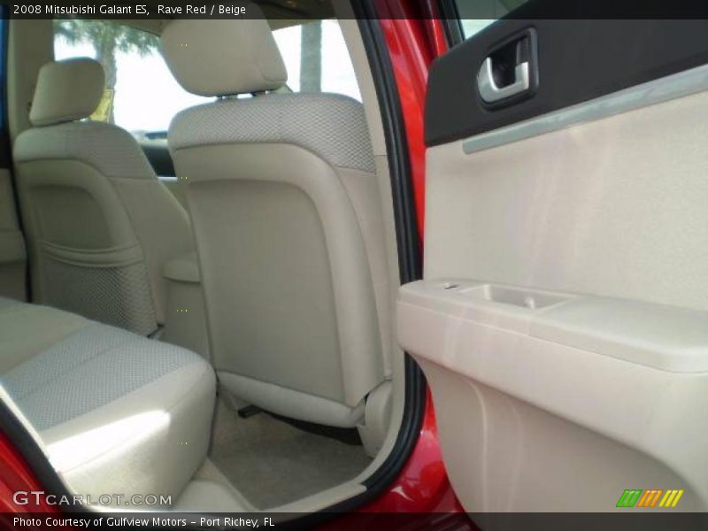Rave Red / Beige 2008 Mitsubishi Galant ES